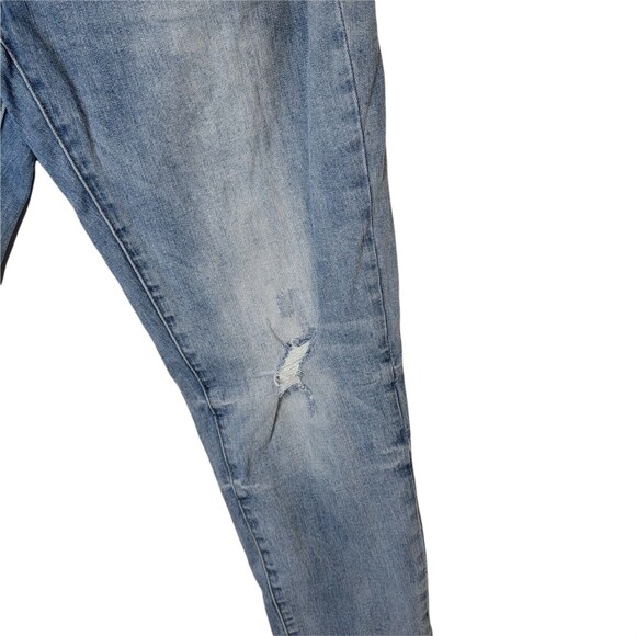 KanCan High Rise Super Skinny Distressed Jean Button Fly Stretch Blue 15/31 Lyla - Picture 7 of 9